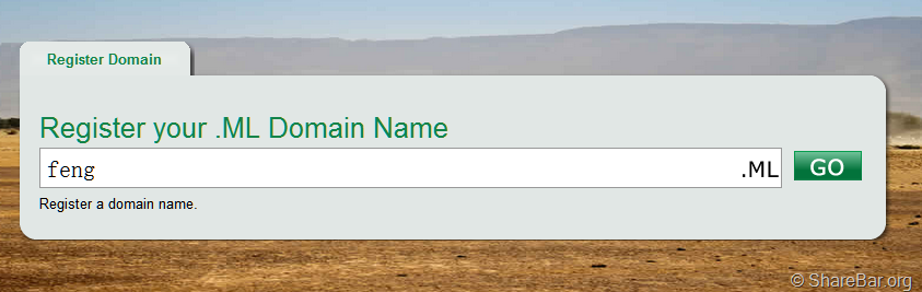 .ML免费域名申请过程