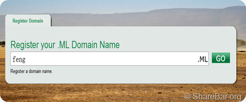 .ML免费域名申请过程