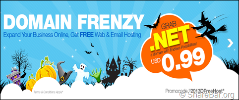 ExaBytes 买域名送主机