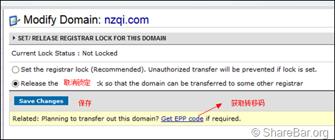NameCheap转移到Name