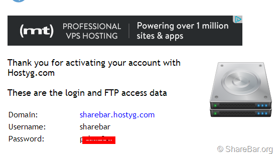 Hostyg免费空间申请全过程