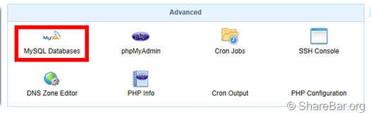 Youhosting 创建数据库